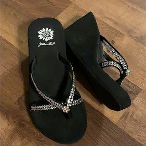 New Yellow Box sandals